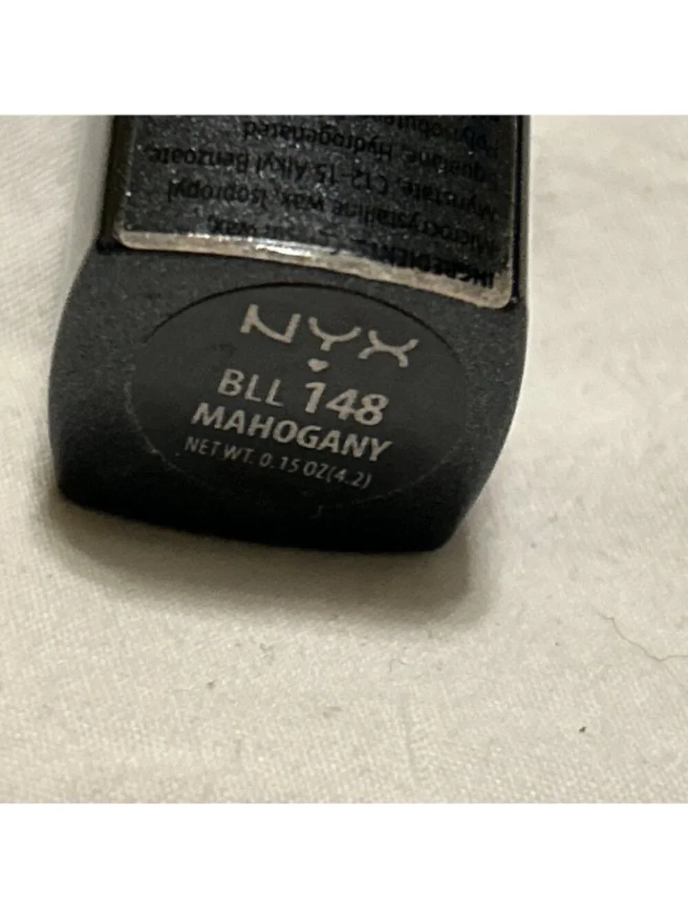 NYX Black Label Lipstick color BLL148 MAHOGANY Full Size Brand Damaged